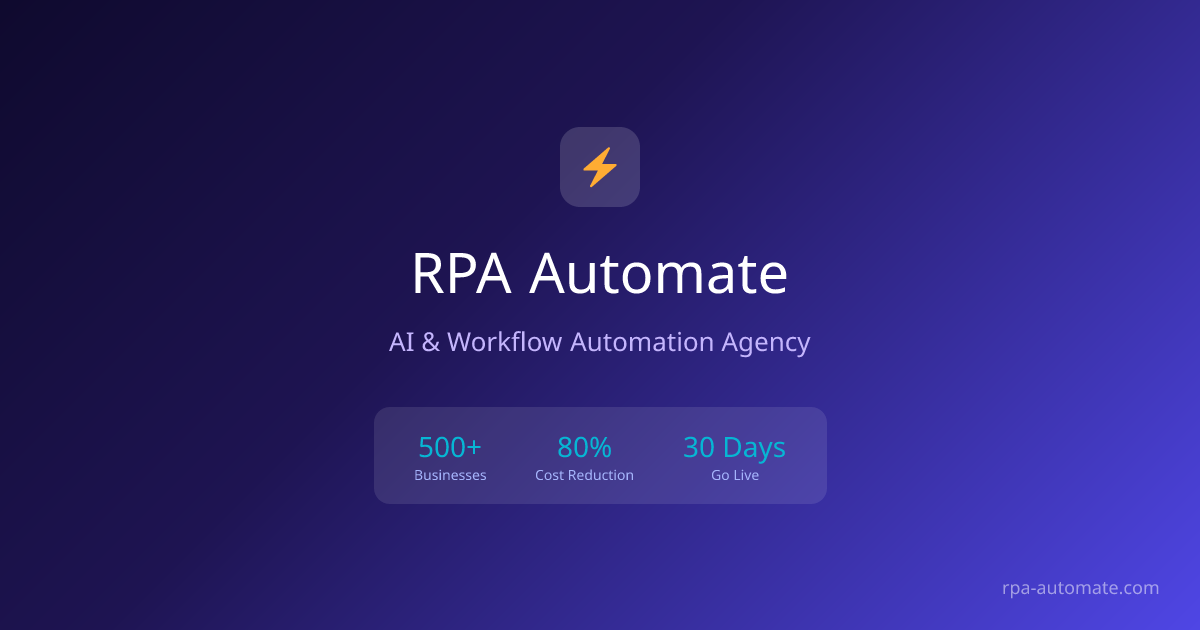 rpa-automate — outcome-priced AI agents built on Claude